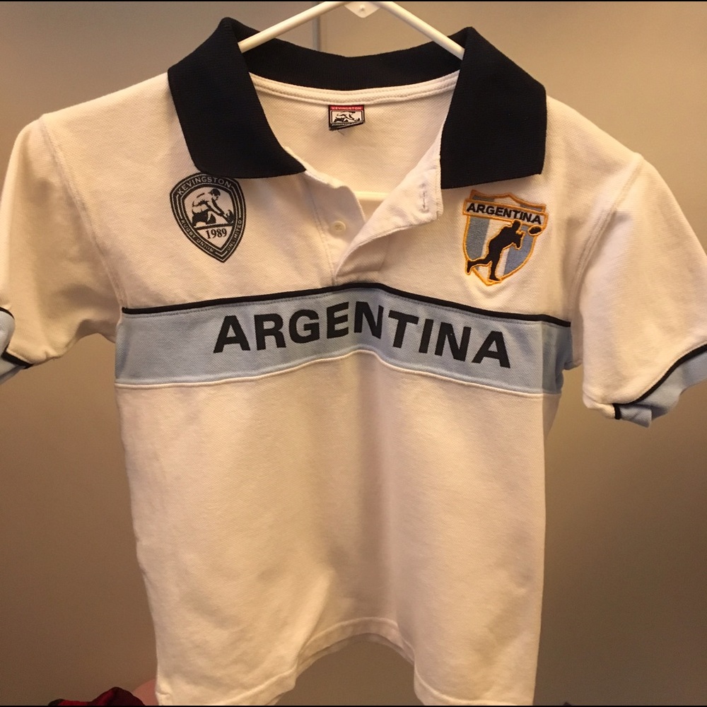 Argentina futbol polo shirt size 5