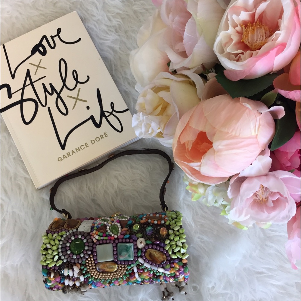 Beaded handbag