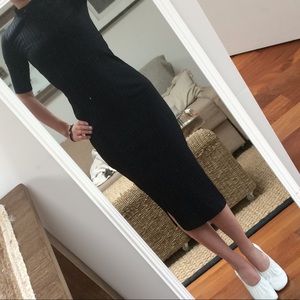 Midi Mockneck Dress