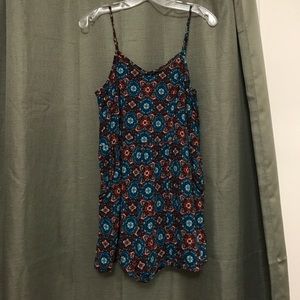 Patterned romper