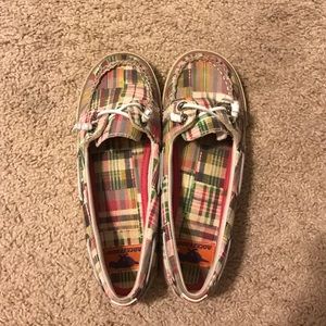 Plaid boat shoes!