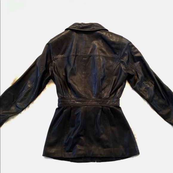 VINTAGE‼️GENUINE LAMBSKIN LEATHER JACKET! - Picture 7 of 16