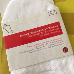 Lululemon Women's Ultimate No Show Run Sock,  NWT