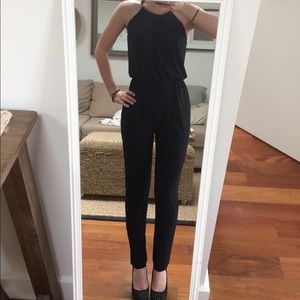 Sleek Black Jumpsuit