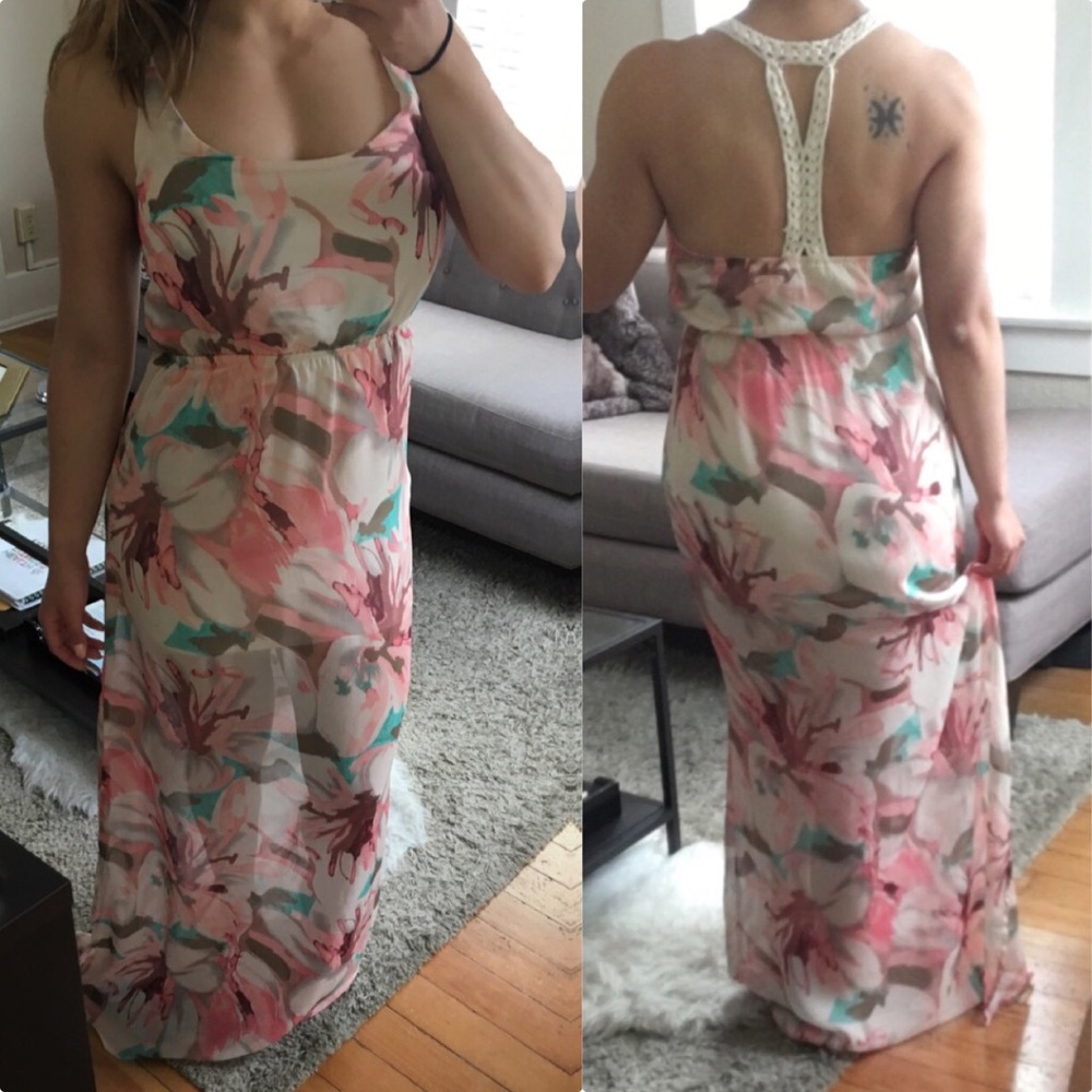 Floral Maxi Dress - Small