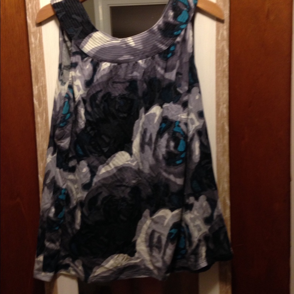 Express mod print blouse