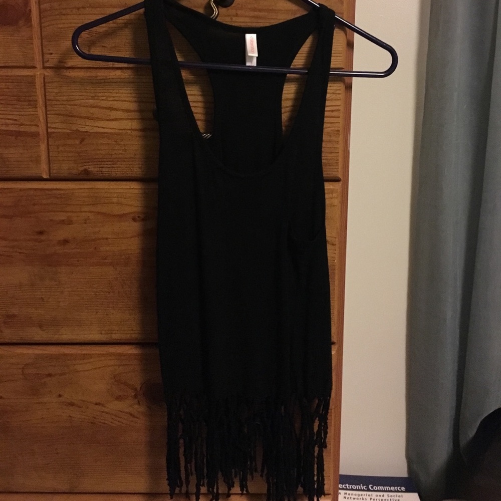Fringe tank top