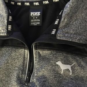 VS PINK Quarter Zip Jacket