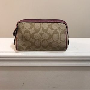 Coach makeup bag