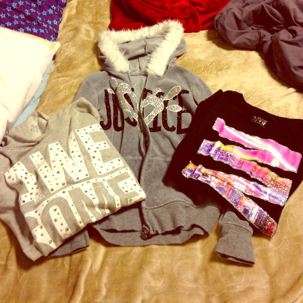 Justice Girls Shirts Bundle