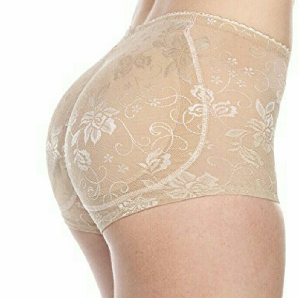 Natural Padded Butt Lifting Panties NWT