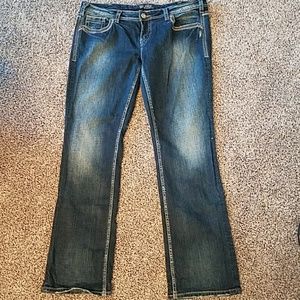 Silver Aiko Mid Baby Boot Jeans