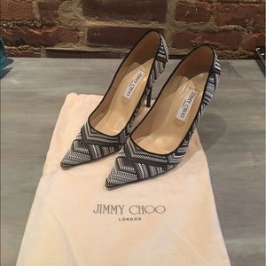 **NEW PRICE! Jimmy Choo Black and White Heels
