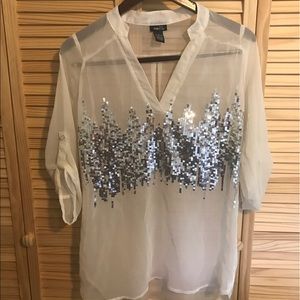 Rue 21 sequins blouse
