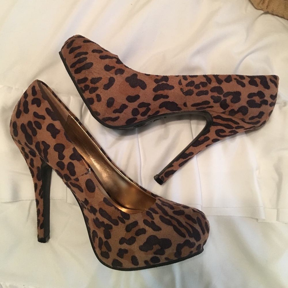 Leopard Print Heels
