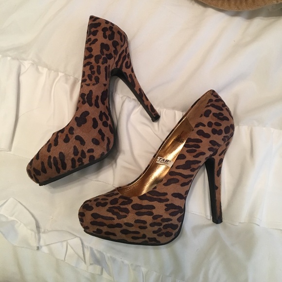 Leopard Print Heels - Picture 3 of 5