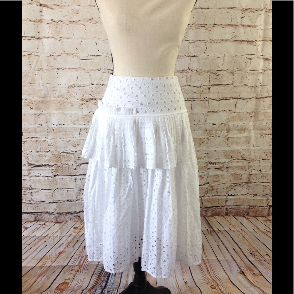 Womens Eyelet Skirt