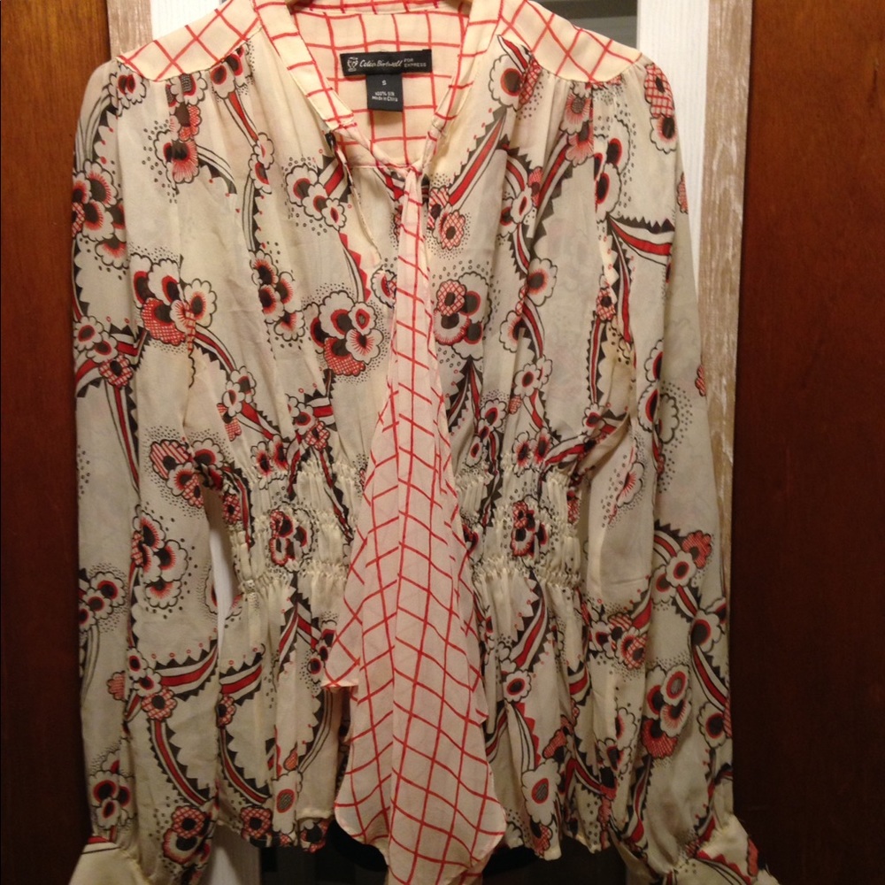 Celia Birtwell for Express top 100% silk