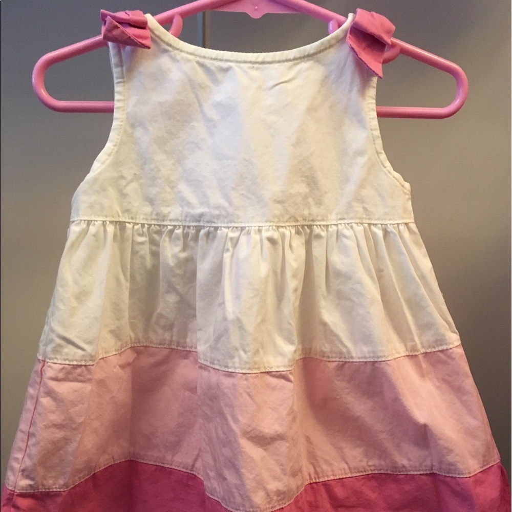 Gymboree pink striped summer dress