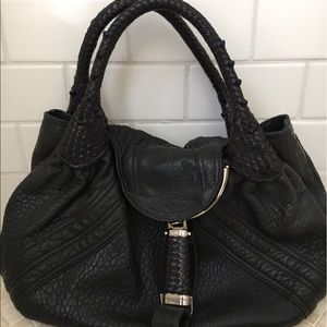 Fendi Spy Bag Black leather Authentic