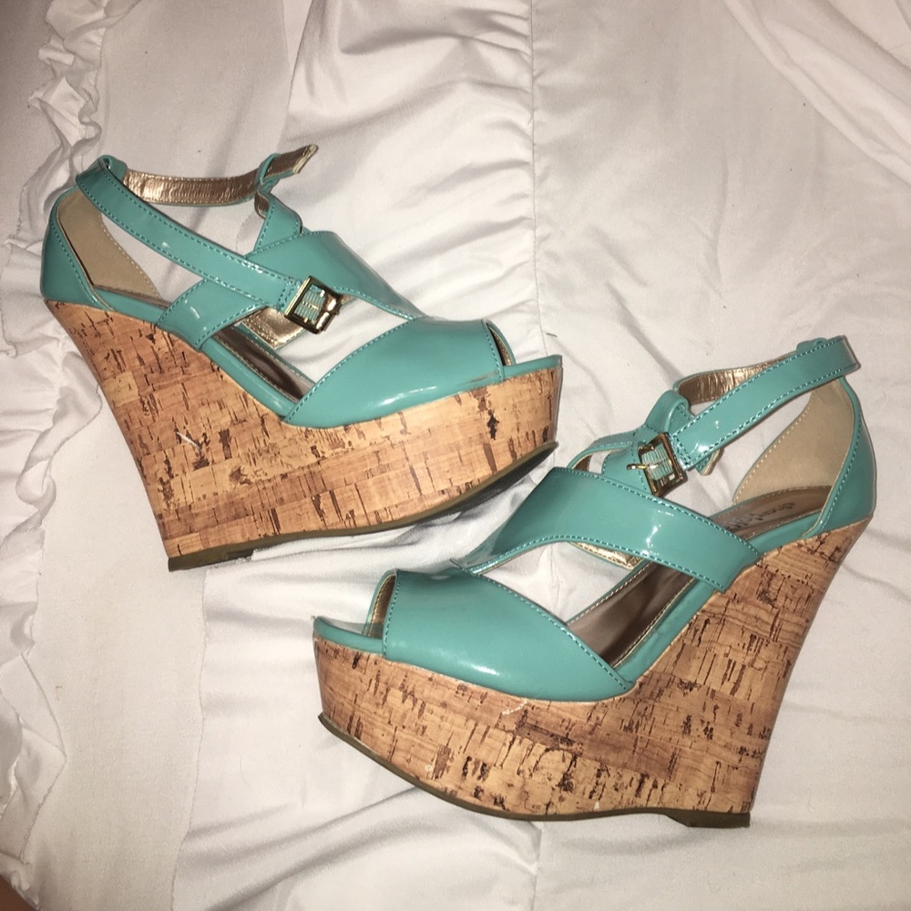 Turquoise Wedges