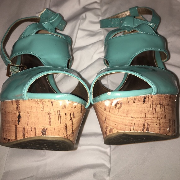 Turquoise Wedges - Picture 5 of 5