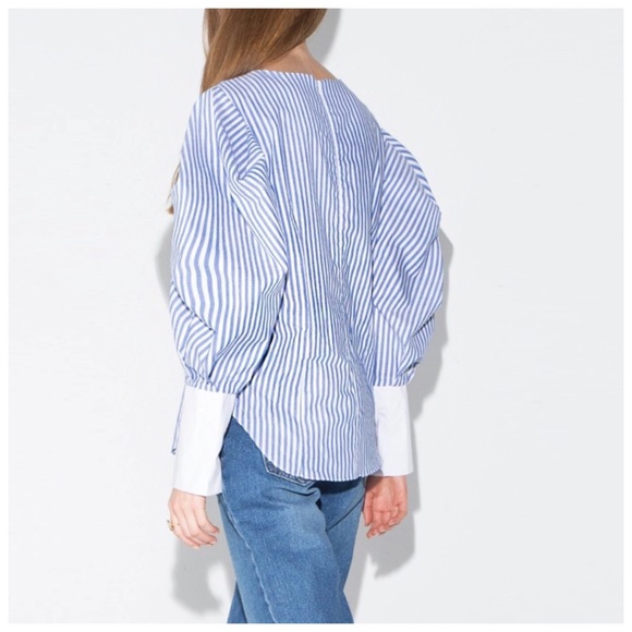 Puff Sleeve Stripe Top - Picture 3 of 5