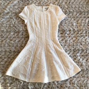 Bar III white A-line dress