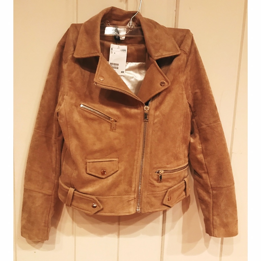 Never been worn Suede Leather Jacket