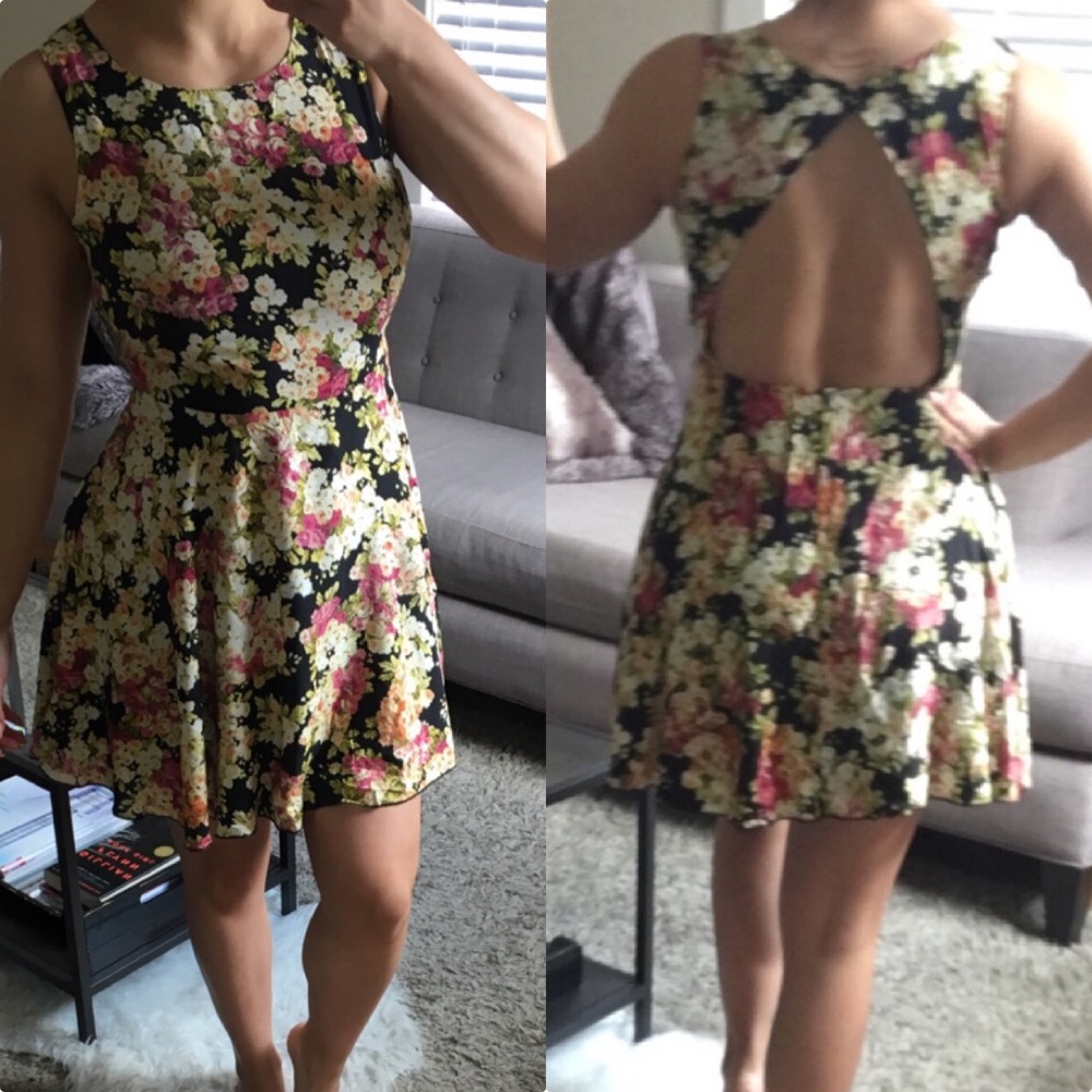 Flowered Summer Dress - Small