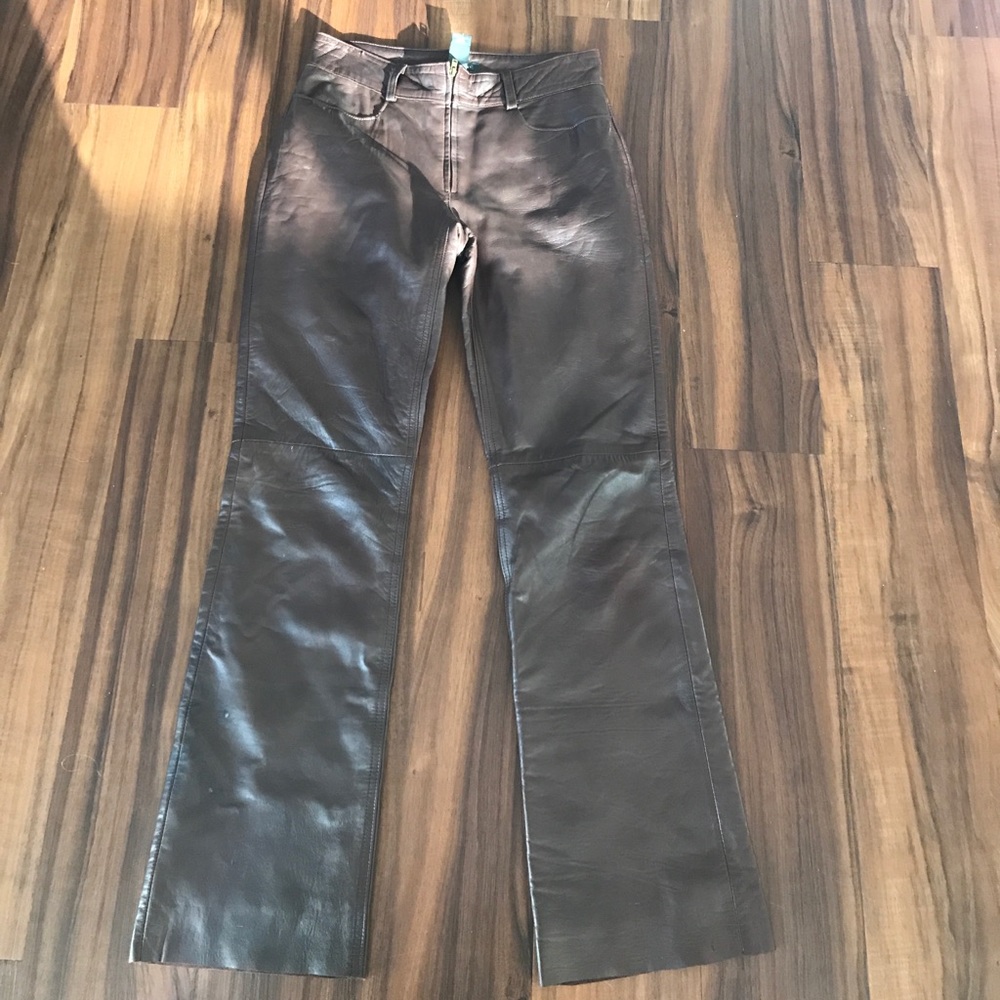 Banana Republic leather pants
