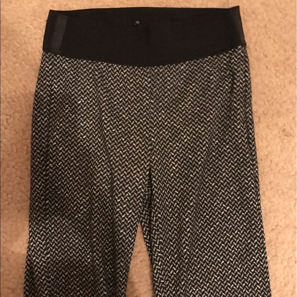 Straight leg patterned pants