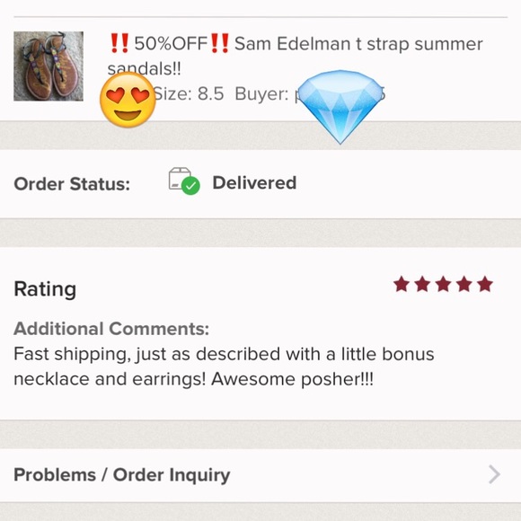 Size 8‼️50%OFF‼️Sam Edelman t strap sandals!! - Picture 3 of 4