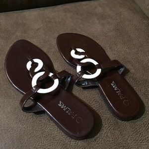 Brown sandals
