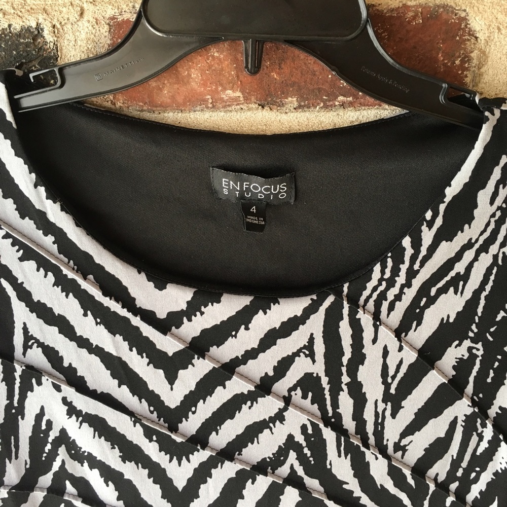 Enfocus Studio - Zebra Print Dress - Picture 3 of 4