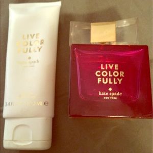 Kate Spade Live Color Fully gently used perfume.