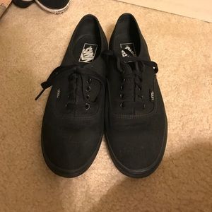 All black Vans