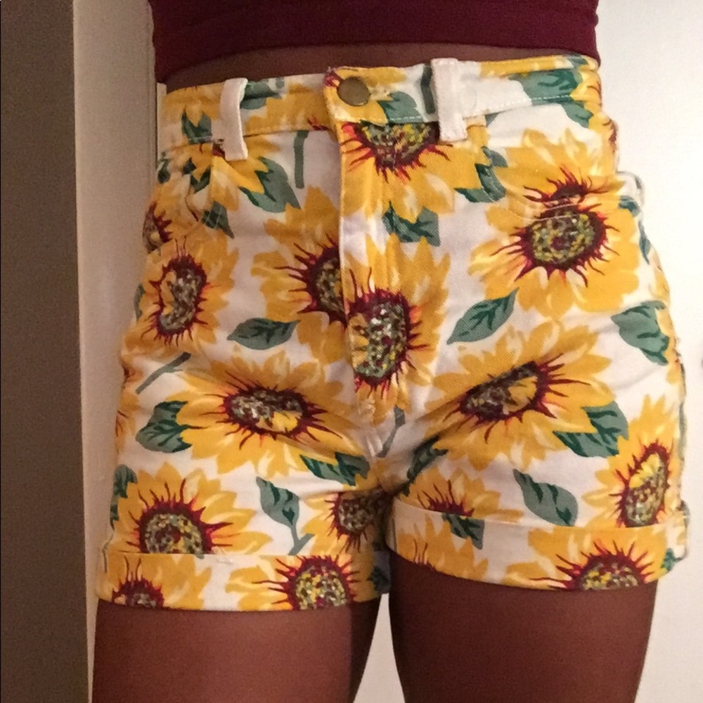 American apparel sunflower shorts