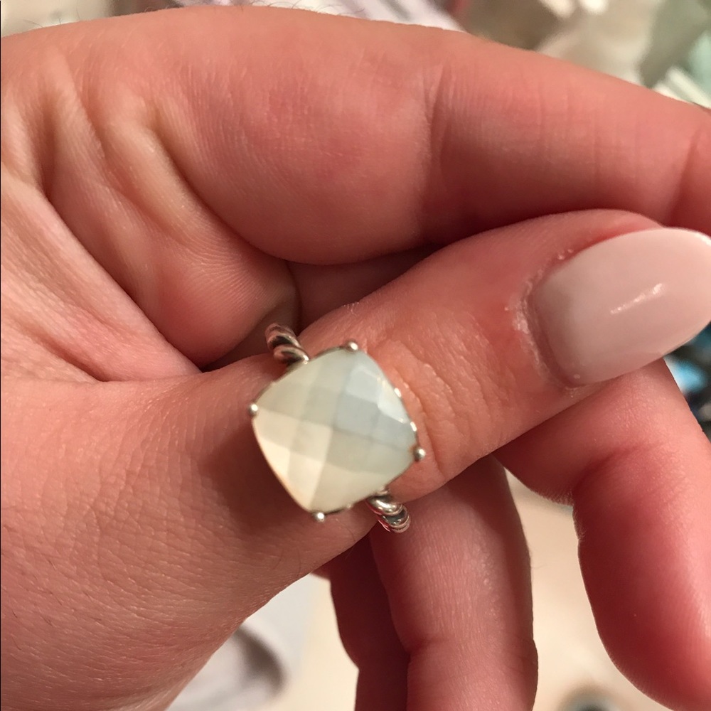 Pandora mother of pearl ring size 58 or 8.5