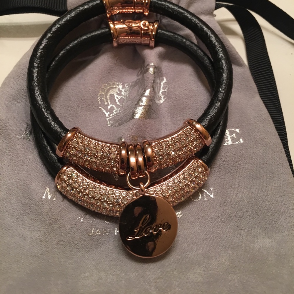 Set of two diamond bracelets