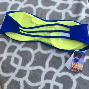 Forever 21 bandeau swim top