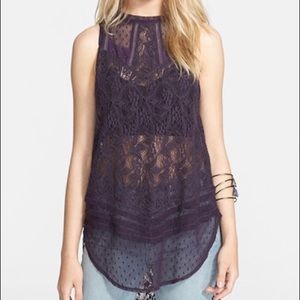 Free People Masie Lace Tunic