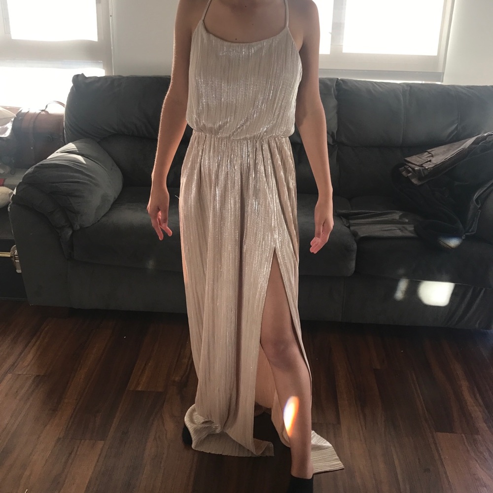 BCBG Generation gold dress