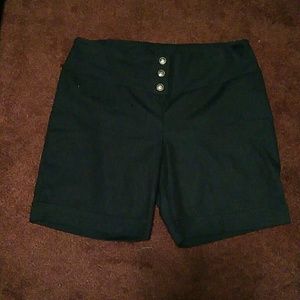 Dots Dark blue dress shorts