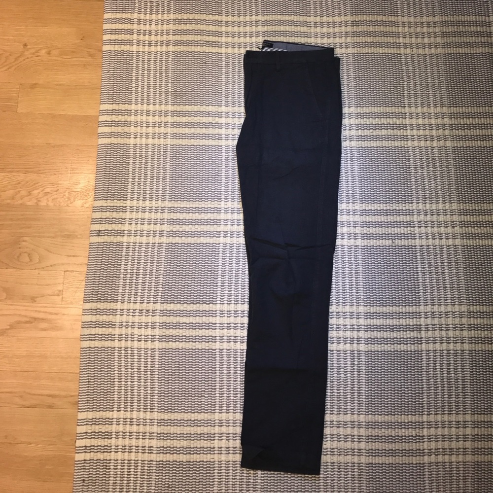 Banana Republic: Men's Navy Cotton Pants