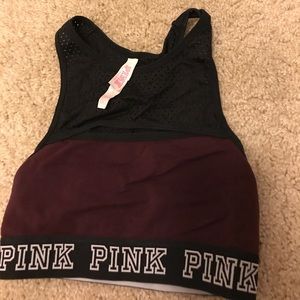 Pink sport bra size XS