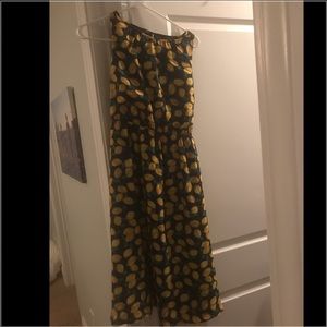 New with tags Limited lemon print midi dress