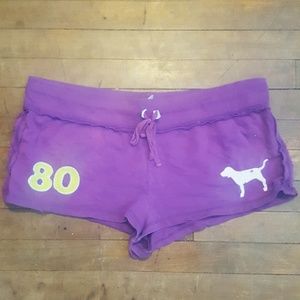 VS Pink sweat shorts