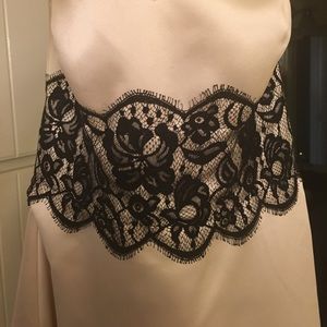 Ivory & Black lace dress
