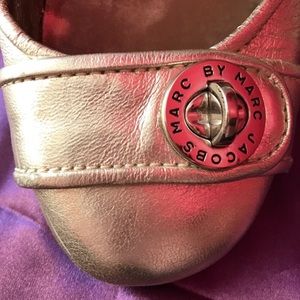 Gold Marc Jacobs Flats